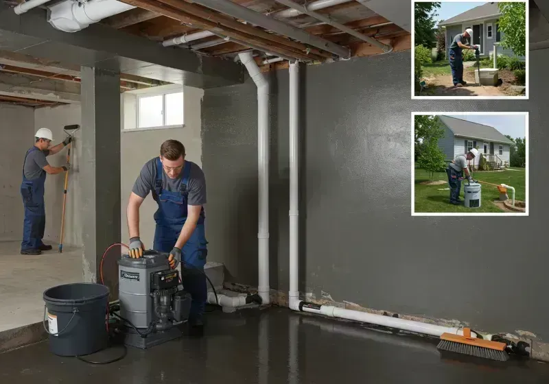 Basement Waterproofing and Flood Prevention process in Aviston, IL